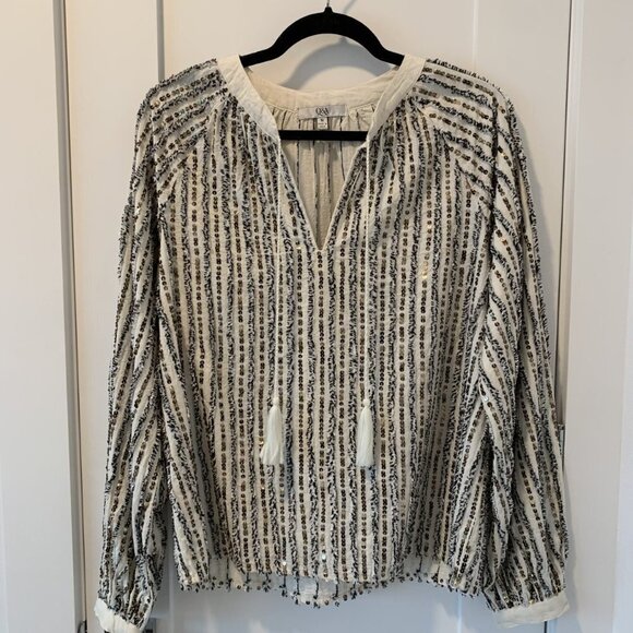 Long sleeve sequin top - Picture 1 of 7